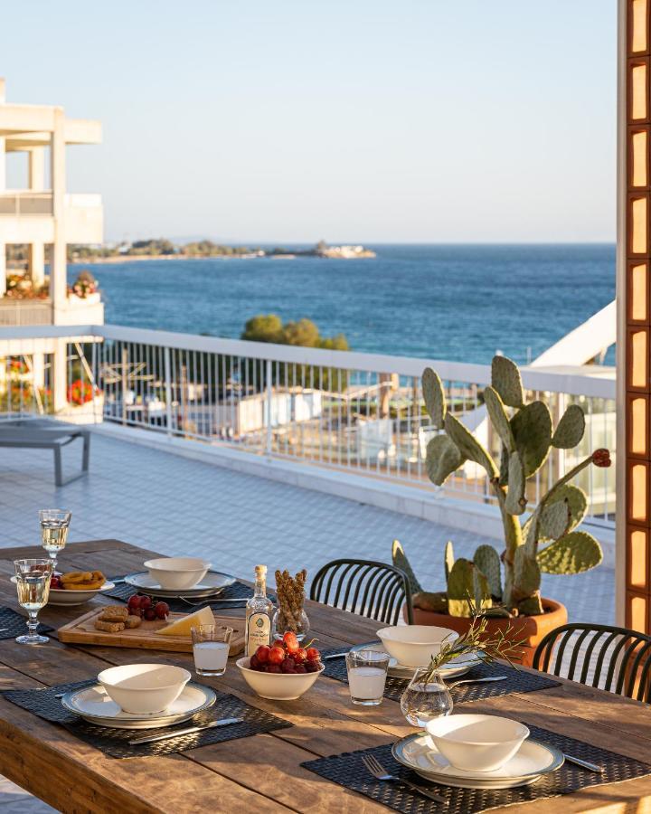 Sea View Beach Penthouse - Athens Coast Exteriör bild